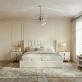 Oliver King Ivory Lift-Up Storage Bed