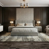 Oliver King Light Gray Lift-Up Storage Bed