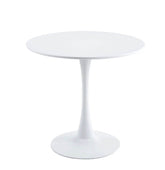 Velets 32 Inch Tulip Mid Century Modern Dining Table - White