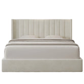 Oliver Queen Ivory Lift-Up Storage Bed