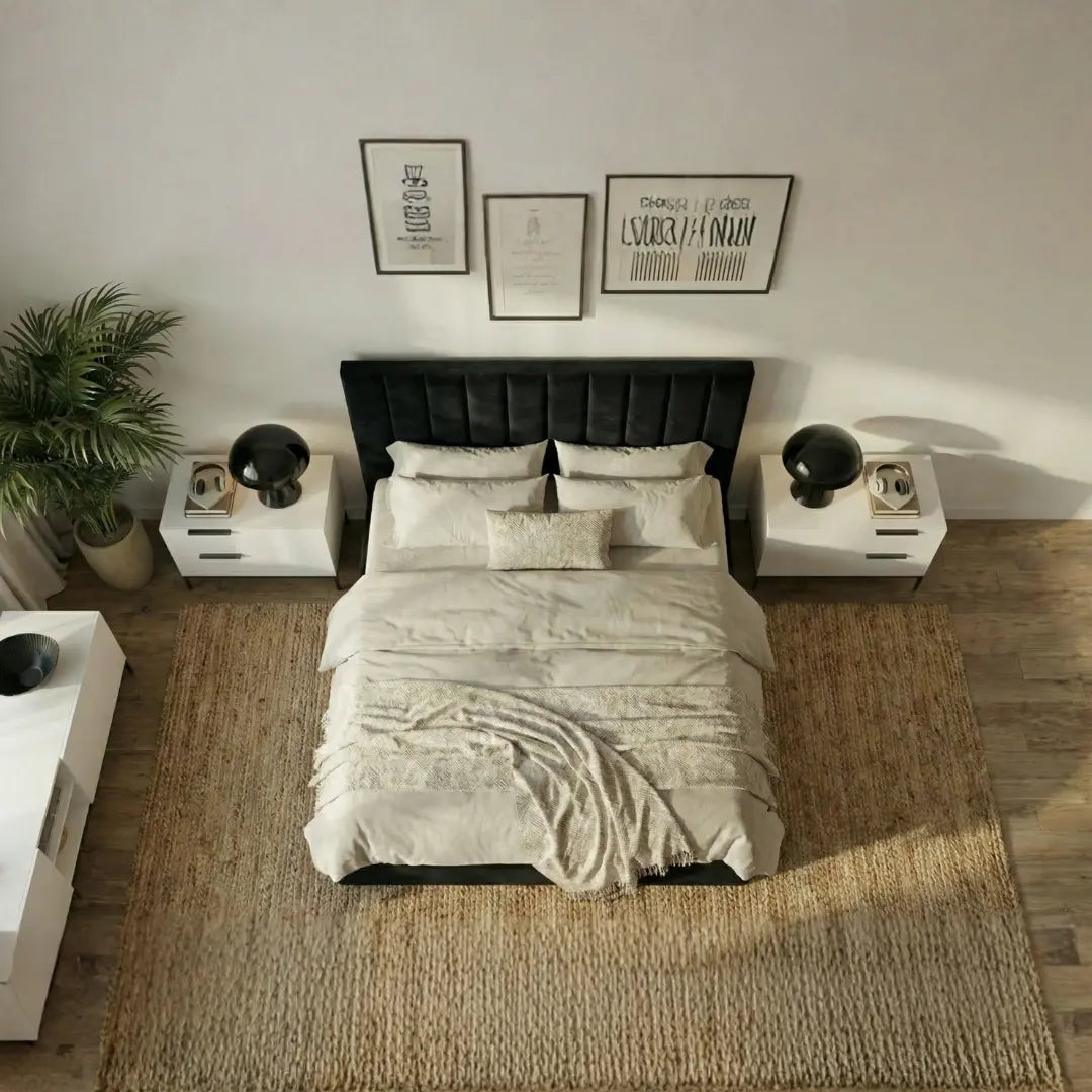 Oliver Queen Black Lift-Up Storage Bed