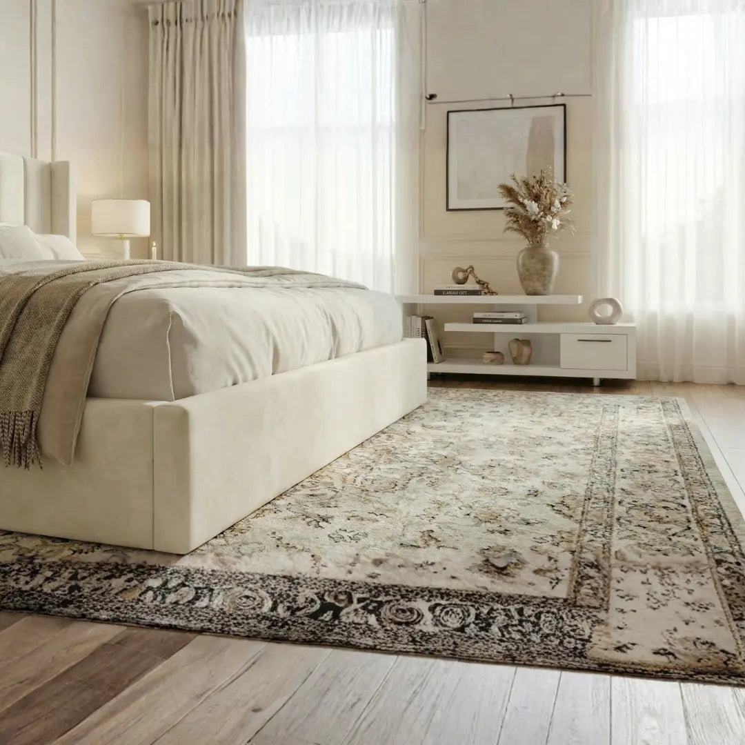 Oliver King Ivory Lift-Up Storage Bed