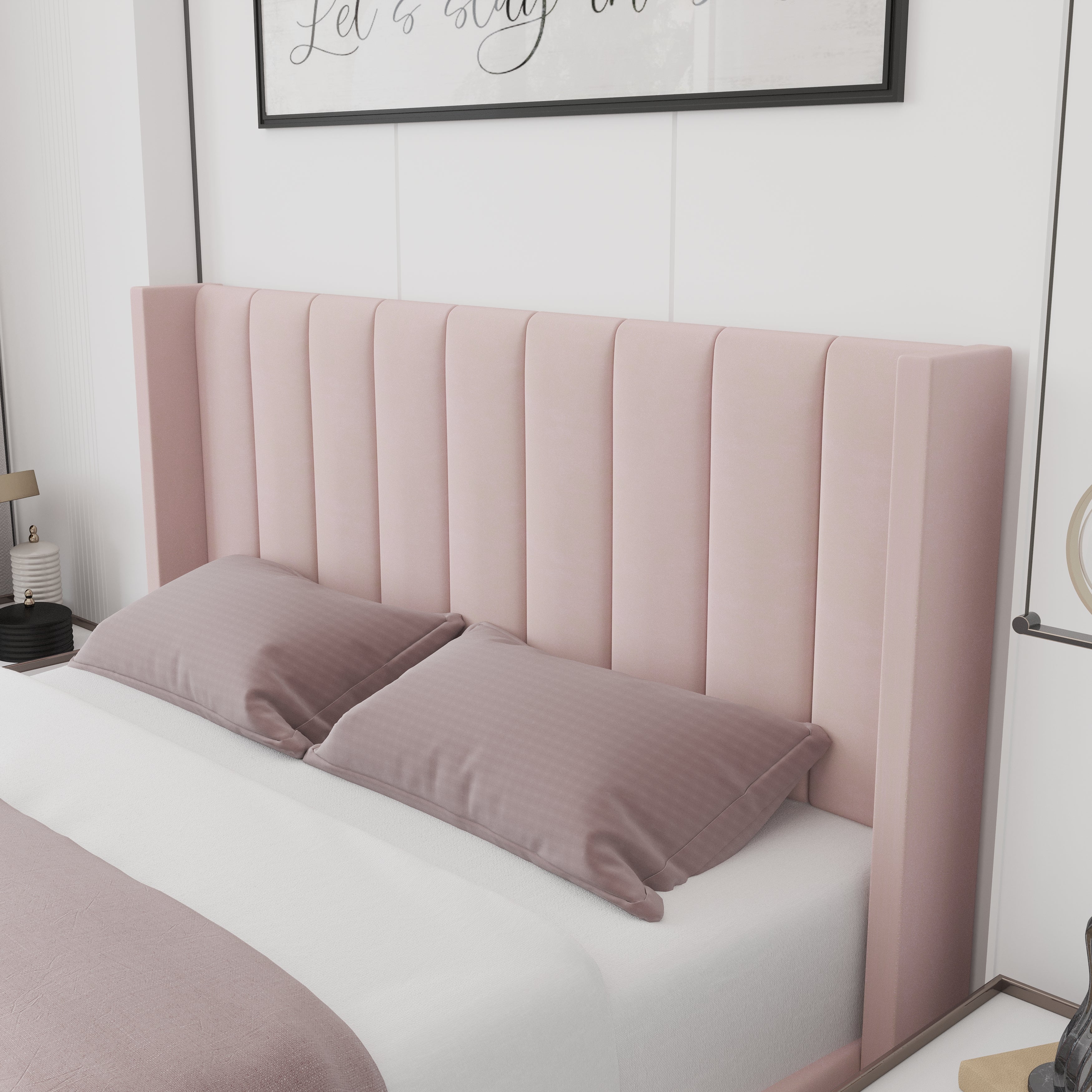 Oliver Queen Pink Lift-Up Storage Bed