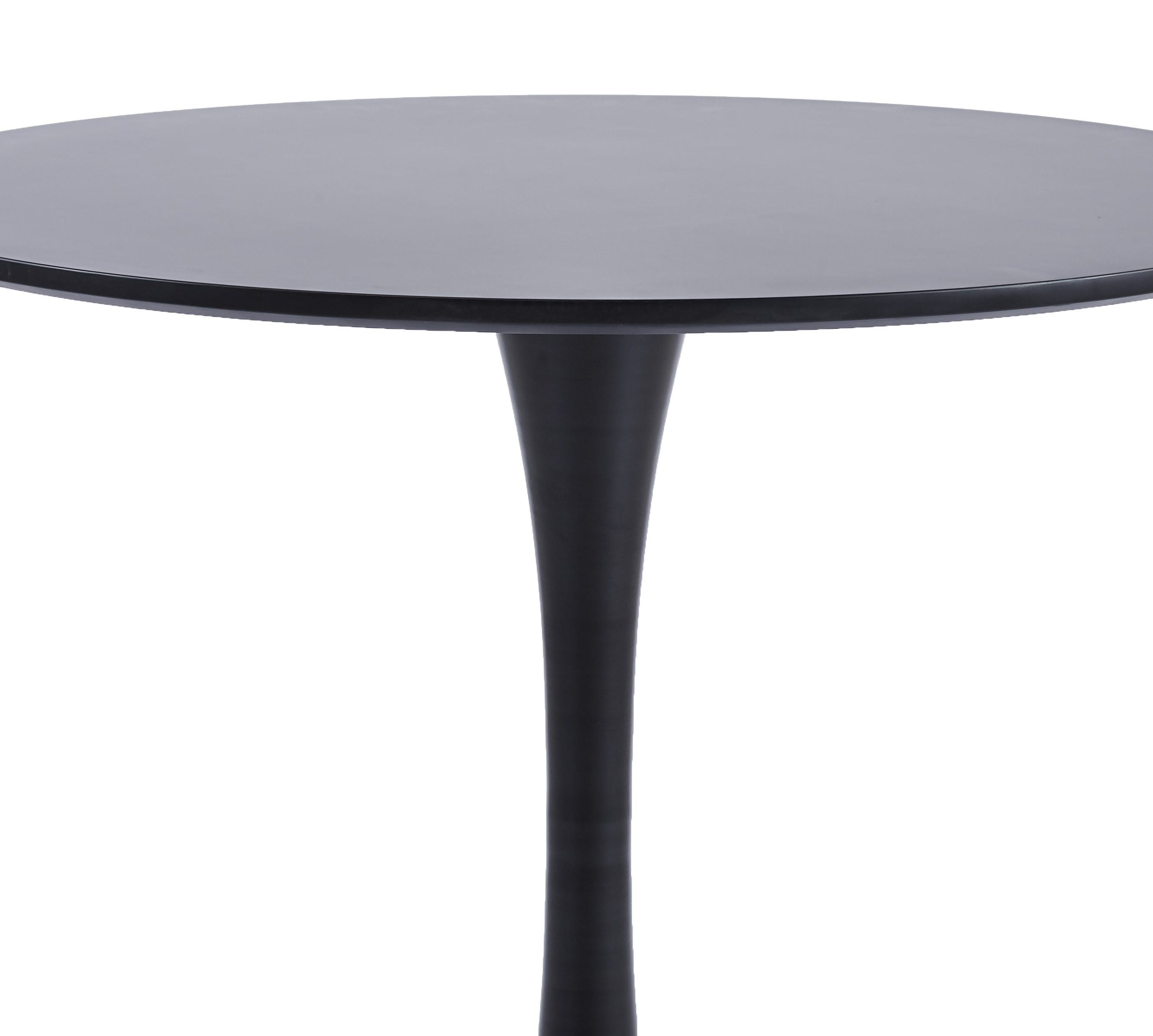 Velets 32 Inch Tulip Mid Century Modern Dining Table - Black