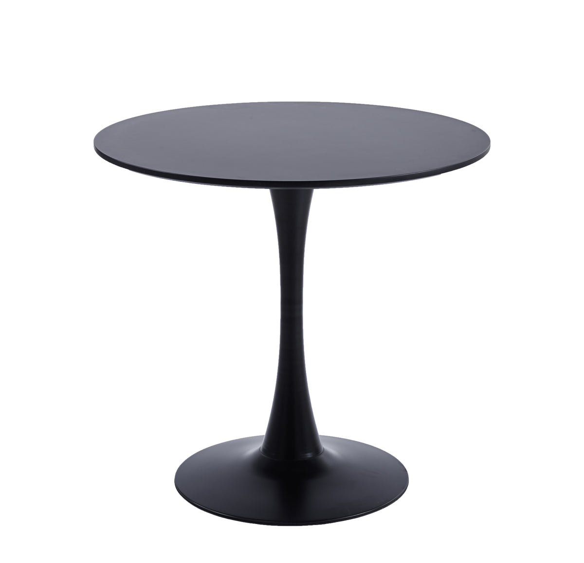 Velets 32 Inch Tulip Mid Century Modern Dining Table - Black