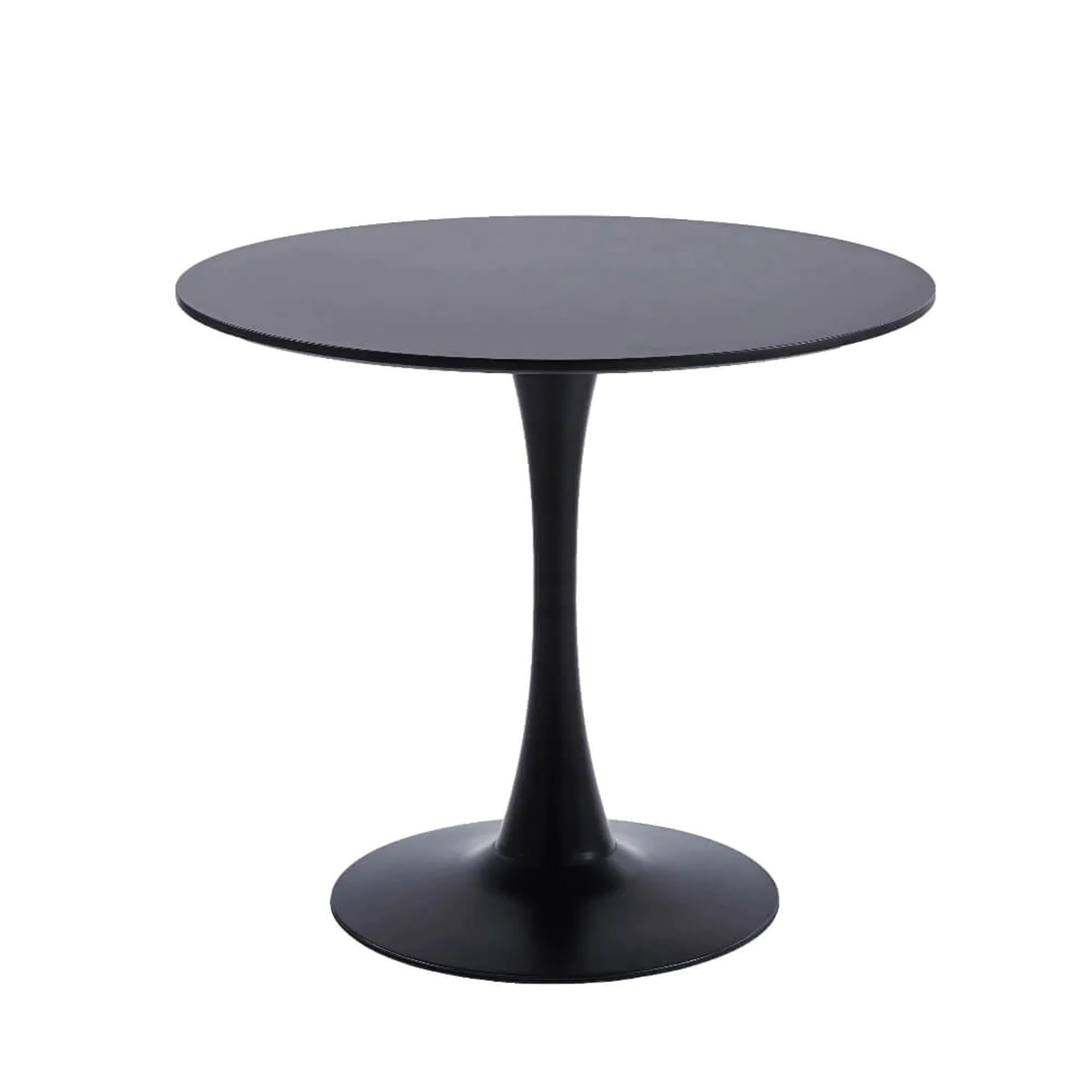 Velets 40 Inch Tulip Mid Century Modern Dining Table - Black